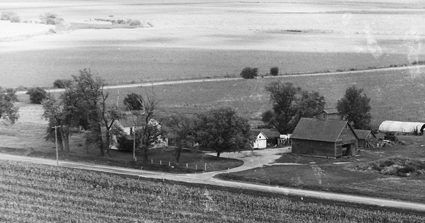Vintage Aerial photo from 1971 in LaSalle County, IL
