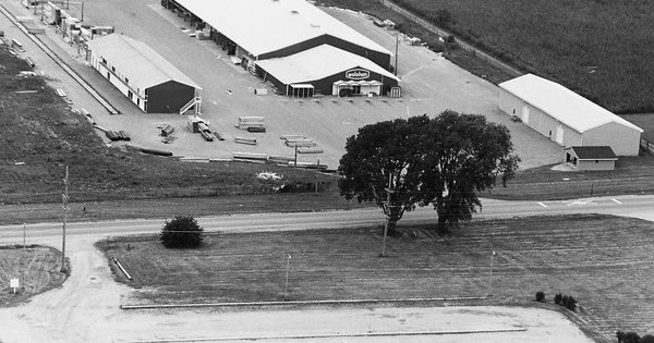 Vintage Aerial photo from 1974 in Whiteside County, IL