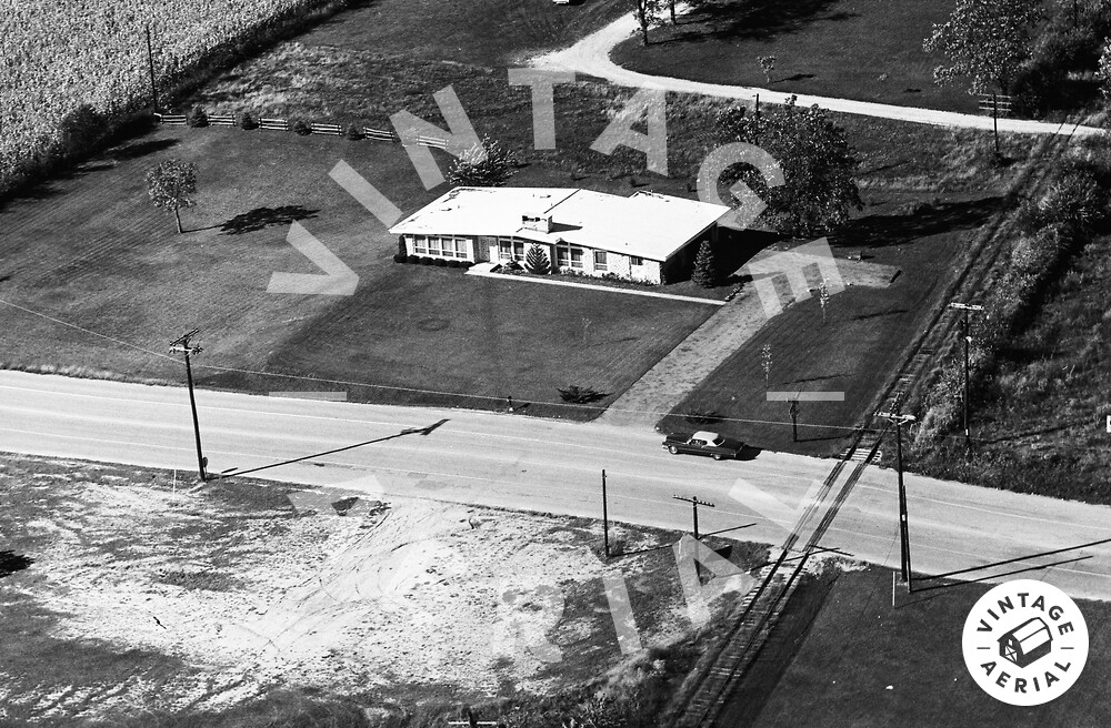 Vintage Aerial Indiana Decatur County 1972 38ODC11