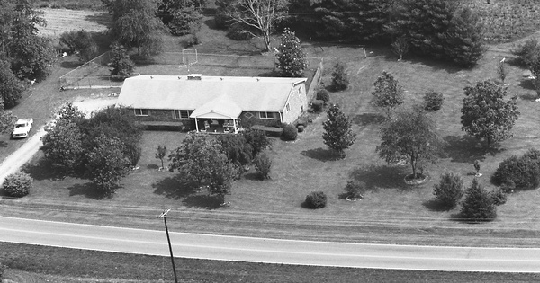 Vintage Aerial photo from 1986 in Spartanburg County, SC