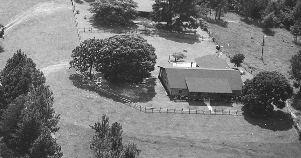 Vintage Aerial photo from 1986 in Cherokee County, TX