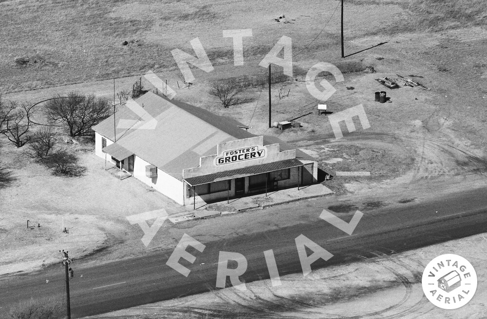 Vintage Aerial Texas Lamb County 1989 4ZLA28