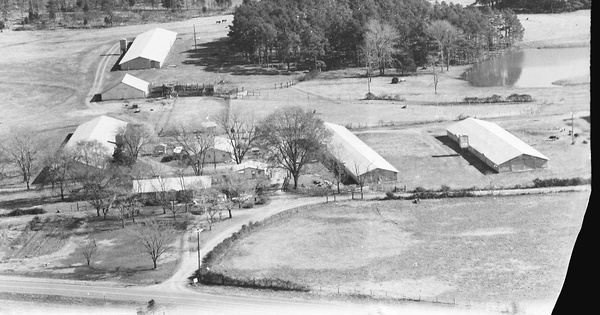 Vintage Aerial photo from 1984 in Cleburne County, AR