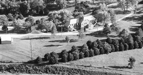 Vintage Aerial photo from 1982 in Carroll County, MO