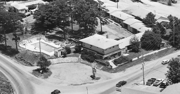 Vintage Aerial photo from 1982 in Carroll County, AR