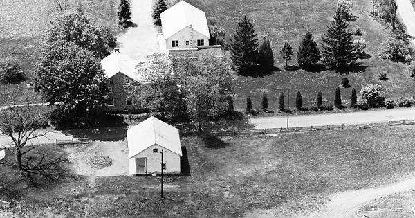 Vintage Aerial photo from 1963 in Carbon County, PA