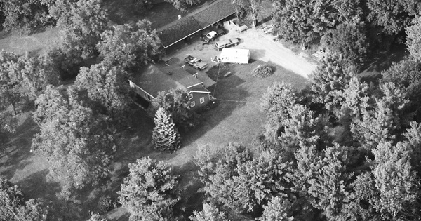 Vintage Aerial photo from 1984 in Monroe County, PA