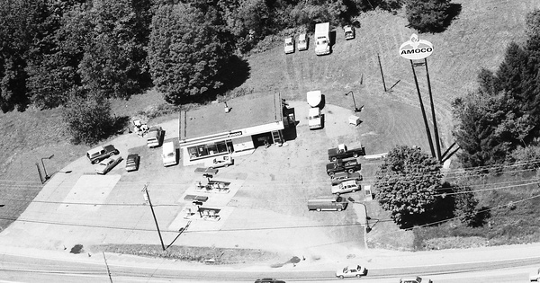 Vintage Aerial photo from 1989 in Monroe County, PA