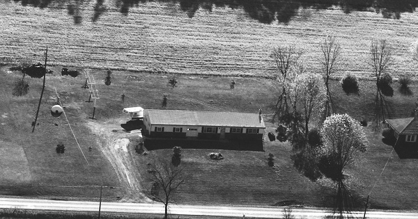 Vintage Aerial photo from 1983 in Mifflin County, PA