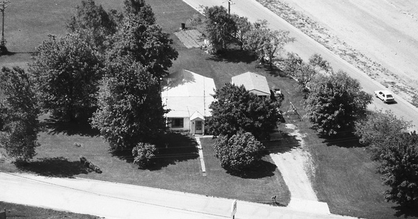 Vintage Aerial photo from 1982 in Lenawee County, MI