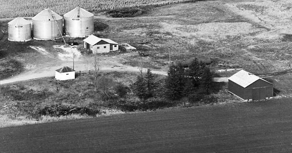 Vintage Aerial photo from 1974 in Starke County, IN