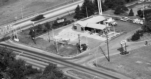 Vintage Aerial photo from 1986 in Fayette County, KY