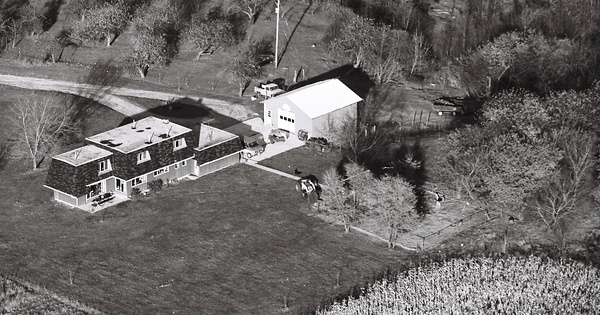 Vintage Aerial photo from 1982 in Ionia County, MI
