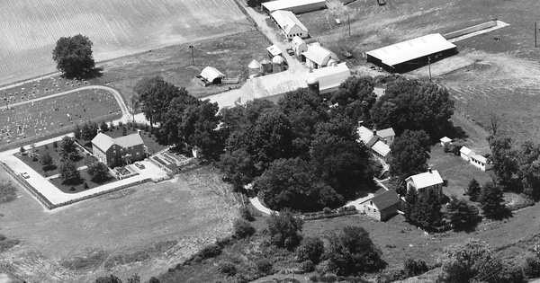 Vintage Aerial photo from 1984 in Frederick County, MD