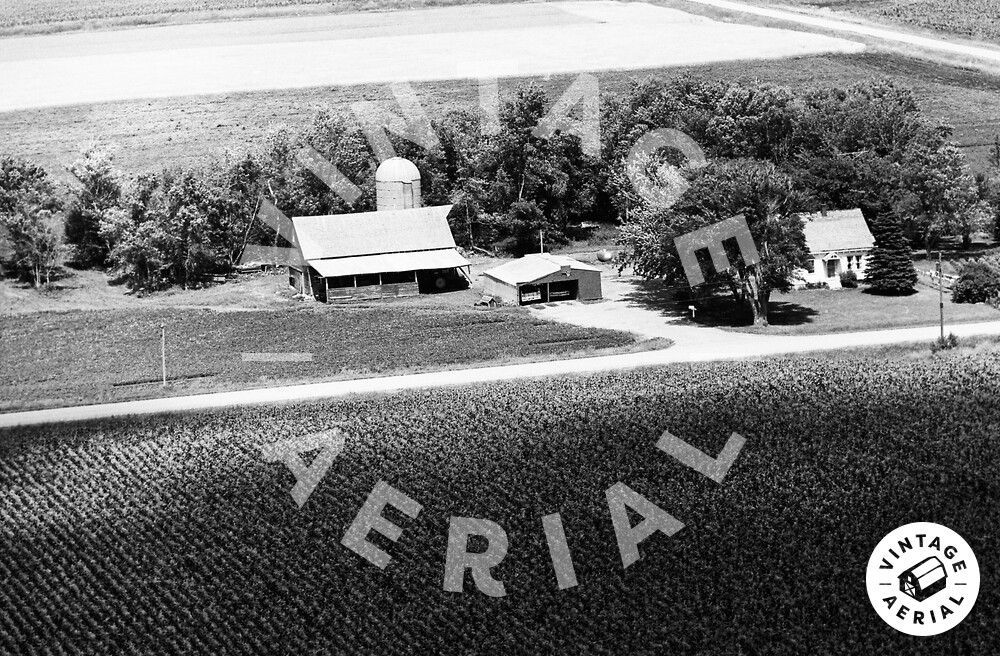 Vintage Aerial Minnesota Renville County 1970 7PRE27