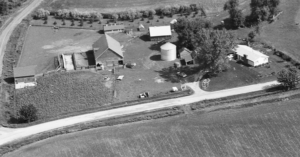 Vintage Aerial photo from 1985 in Harrison County, IA
