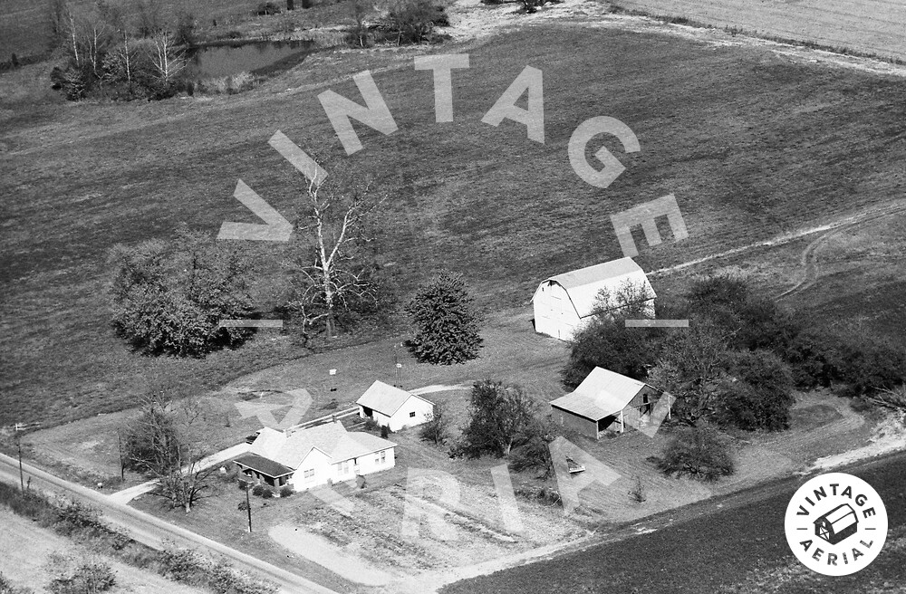 Vintage Aerial Indiana Scott County 1976 14ESC33