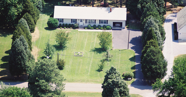Vintage Aerial photo from 2002 in Talbot County, MD