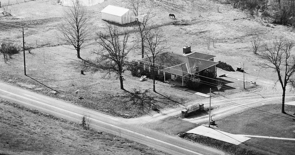 Vintage Aerial photo from 1982 in Grayson County, KY