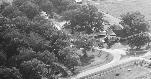 Vintage Aerial photo from 1981 in Worth County, GA