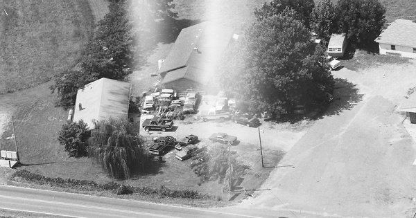 Vintage Aerial photo from 1998 in Burke County, NC