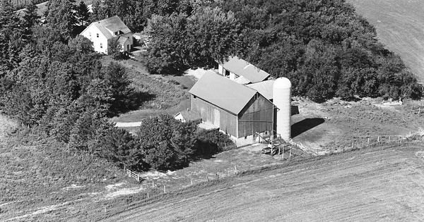 Vintage Aerial photo from 1965 in Lafayette County, WI
