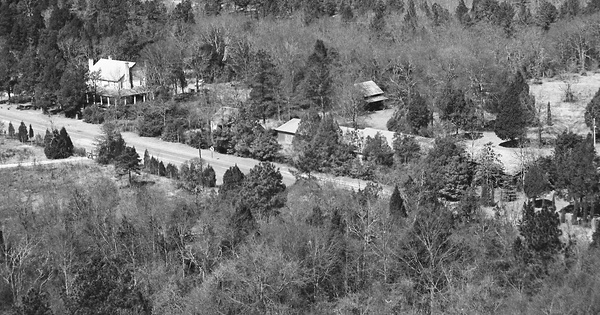 Vintage Aerial photo from 1983 in Richmond County, GA