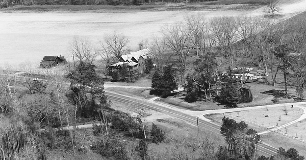 Vintage Aerial photo from 1984 in Bulloch County, GA