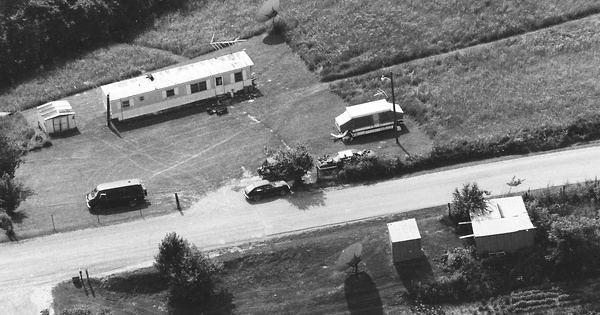 Vintage Aerial photo from 1992 in Buchanan County, VA