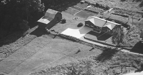 Vintage Aerial photo from 1987 in Haywood County, NC