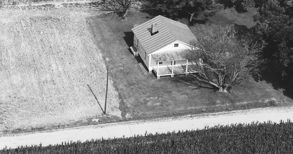 Vintage Aerial photo from 1985 in Wayne County, NC