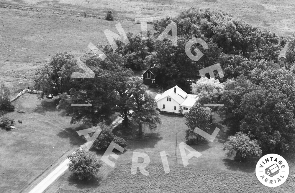 Vintage Aerial Wisconsin Waushara County 1977 37PWAS18