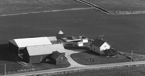 Vintage Aerial photo from 1982 in Sheboygan County, WI