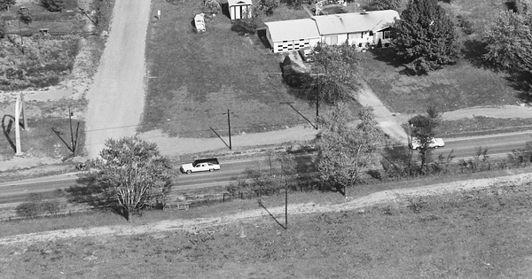 Vintage Aerial photo from 1980 in Jefferson County, IL