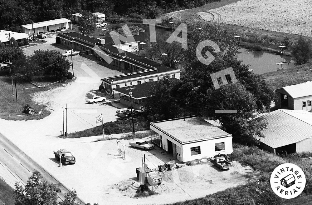 Vintage Aerial Illinois Jasper County 1975 16DJA25