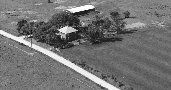 Vintage Aerial photo from 1988 in Shelby County, MO