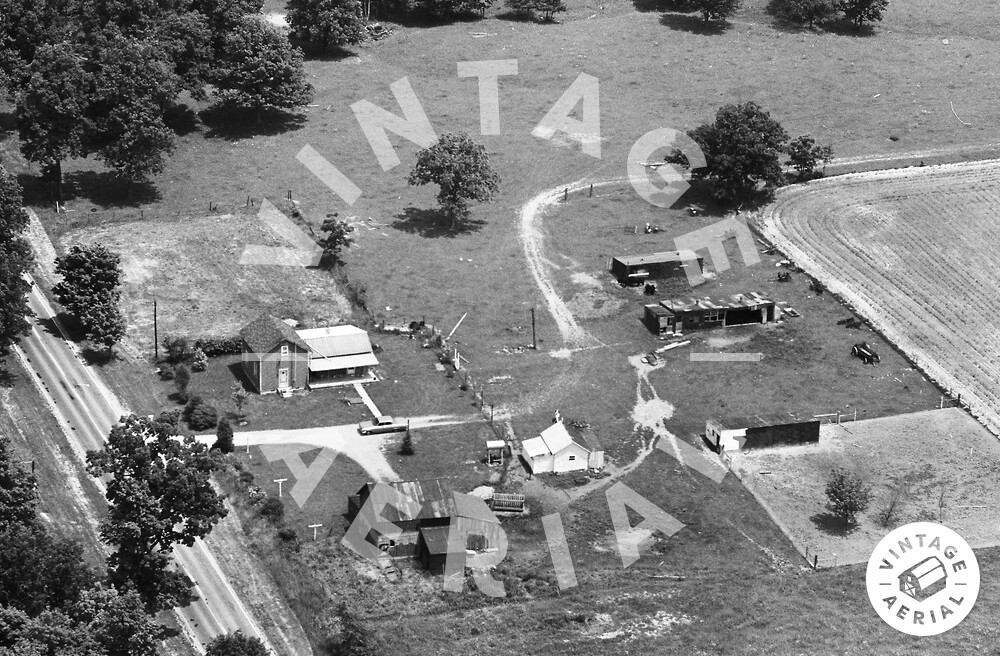 Vintage Aerial Indiana Grant County 1966 21BGR25