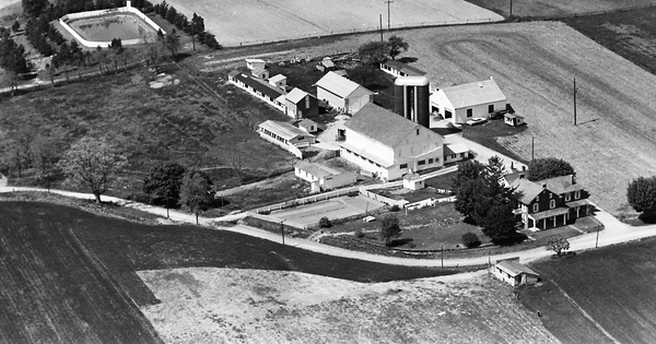 Vintage Aerial photo from 1963 in Adams County, PA