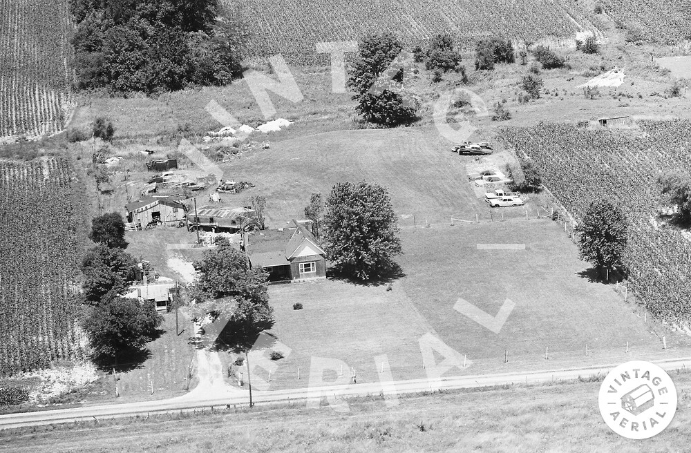Vintage Aerial Indiana Bartholomew County 1979 113DBA21