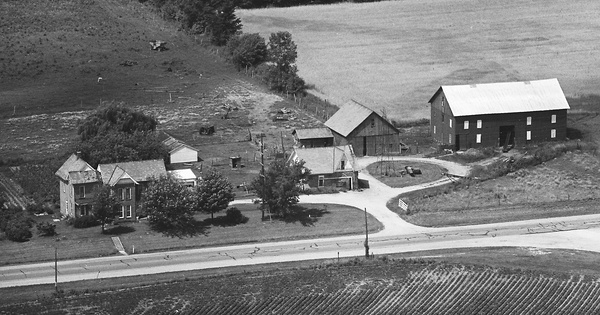 Vintage Aerial photo from 1976 in Allen County, IN