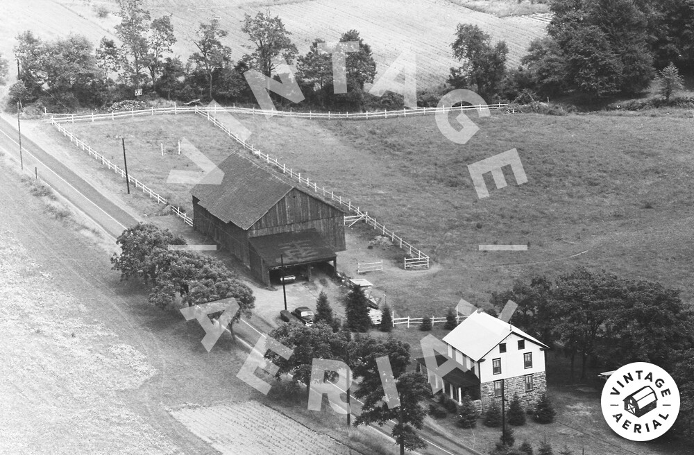 Vintage Aerial Pennsylvania Dauphin County 1966 34DDA23