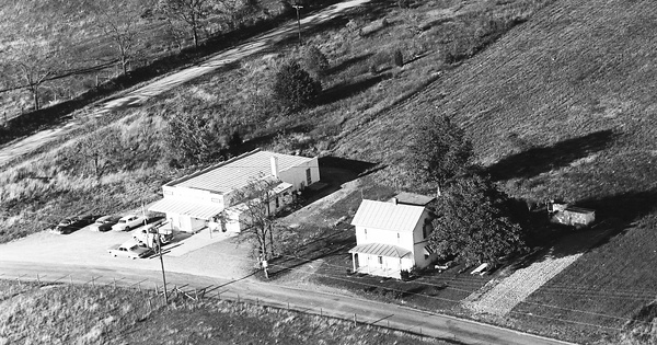 Vintage Aerial photo from 1966 in Shenandoah County, VA