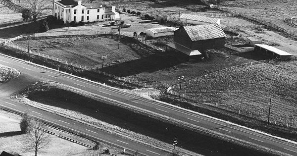 Vintage Aerial photo from 1967 in Rockingham County, VA