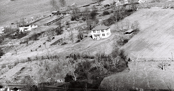 Vintage Aerial photo from 1974 in Shenandoah County, VA