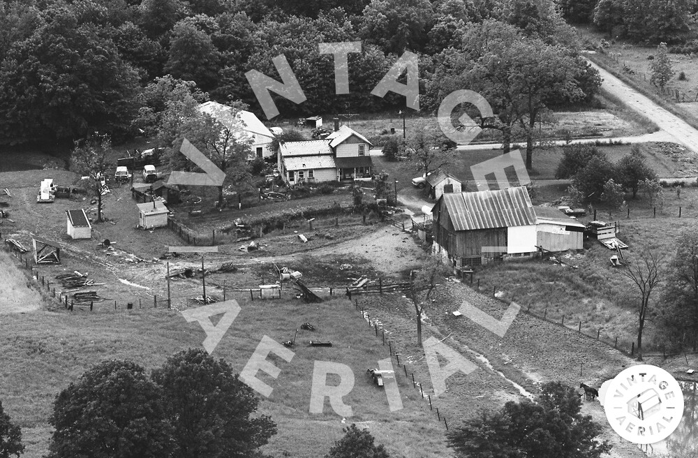 Vintage Aerial Ohio Portage County 1973 36NPO23