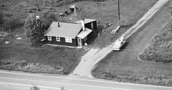 Vintage Aerial photo from 1988 in Schuyler County, NY