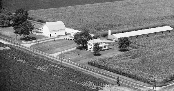 Vintage Aerial photo from 1979 in Fulton County, OH