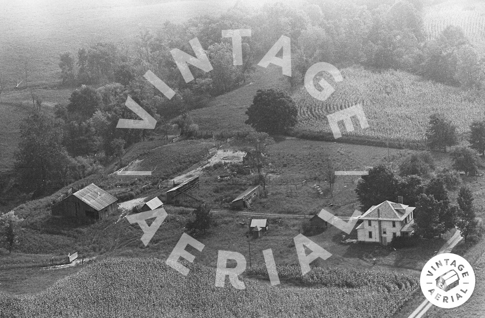 Vintage Aerial Ohio Ross County 1963 17DRO19