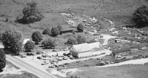Vintage Aerial photo from 1984 in Vinton County, OH