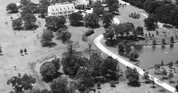 Vintage Aerial photo from 1992 in Denton County, TX